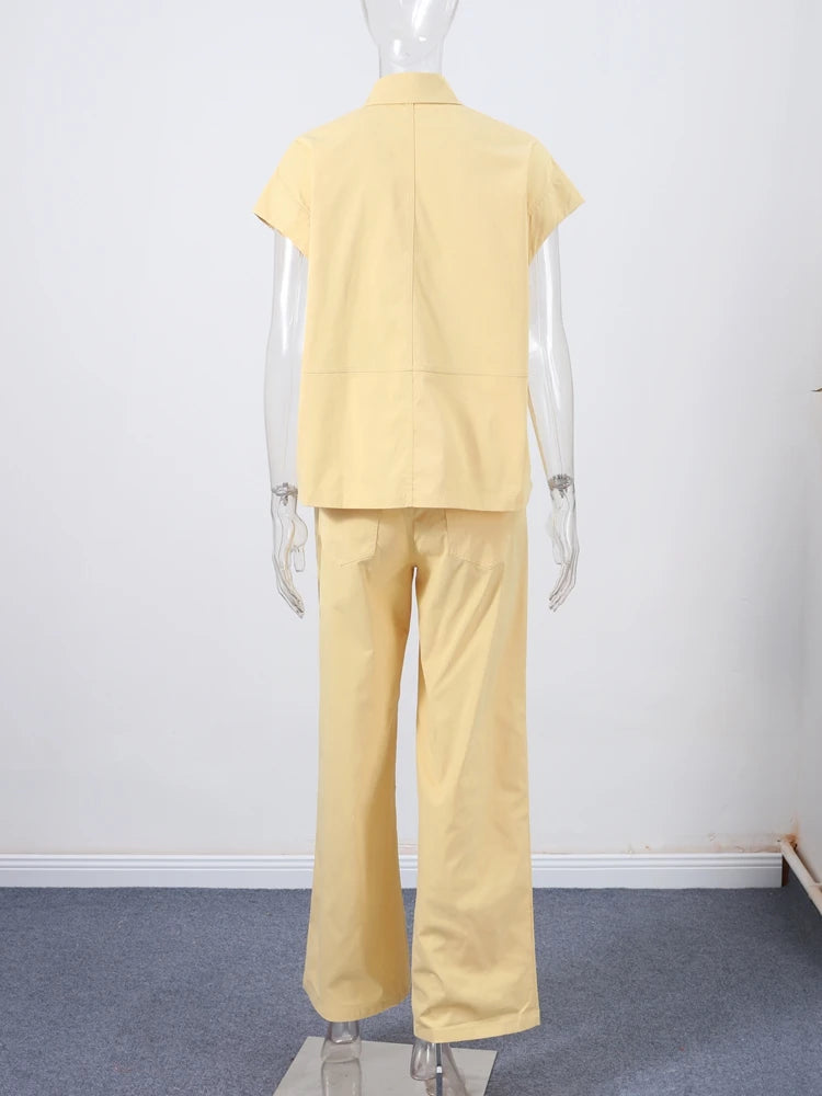 Street Fashion-Vest Pants