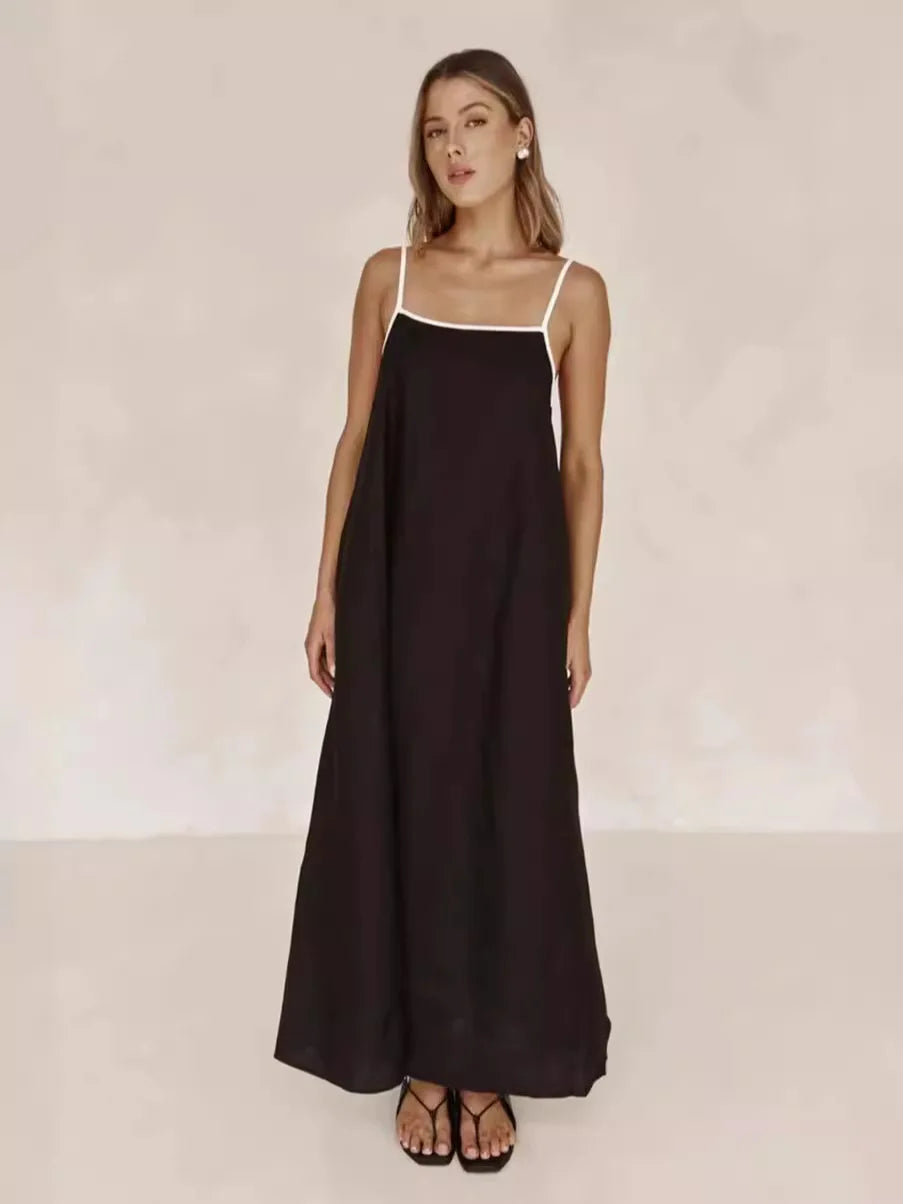 Cotton Camisole Dress - Swing Casual Dress