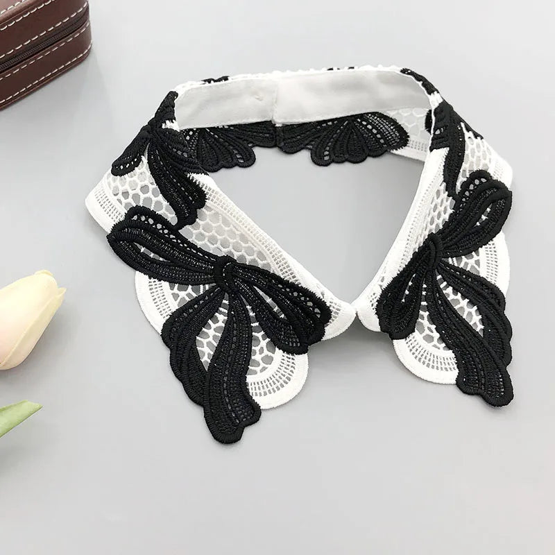 Fake Collar Shirt -False Collar Woman Lace Tie