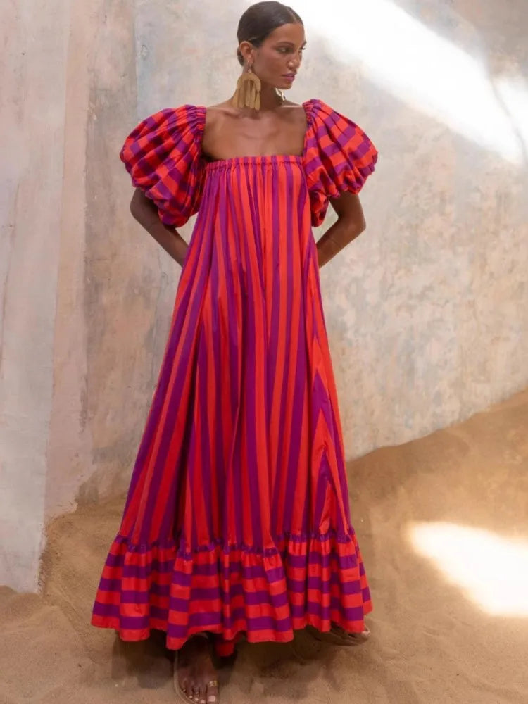 Print Beach Holiday Dresses Cover-Up