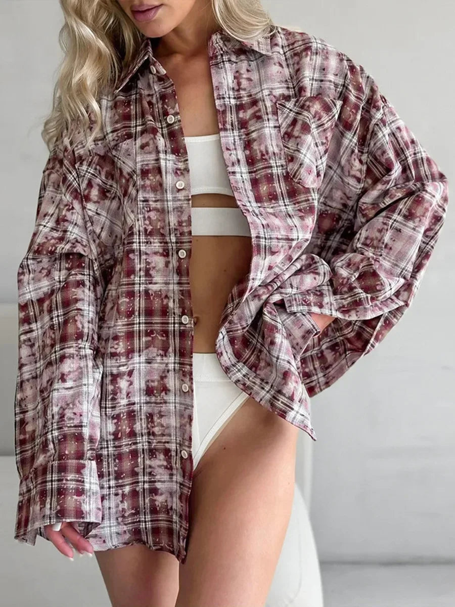 Spring  Autumn - Street Retro Shirt