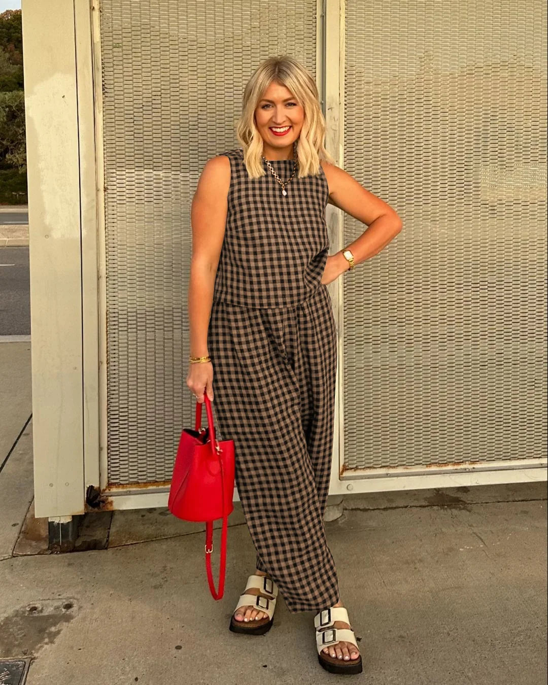 Relaxed Vest Nine Point Pants