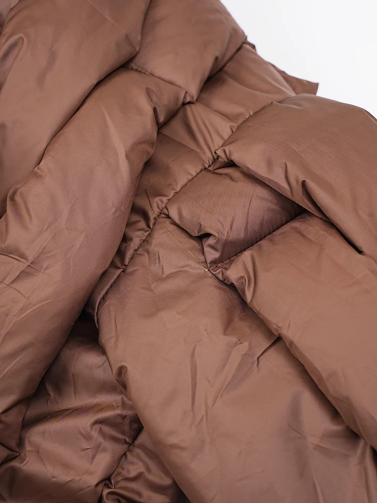 Warm Cotton-padded Coat Long Sleeve Women Parkas