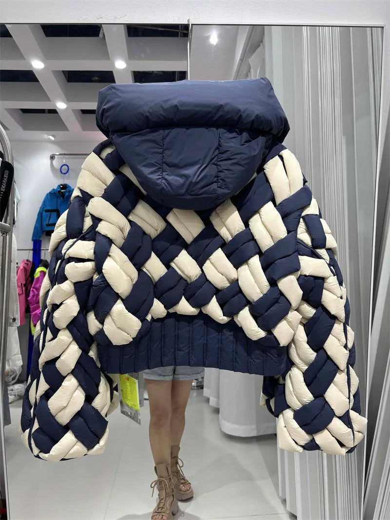Winter 90% White Duck -Parker Patchwork Twists Down