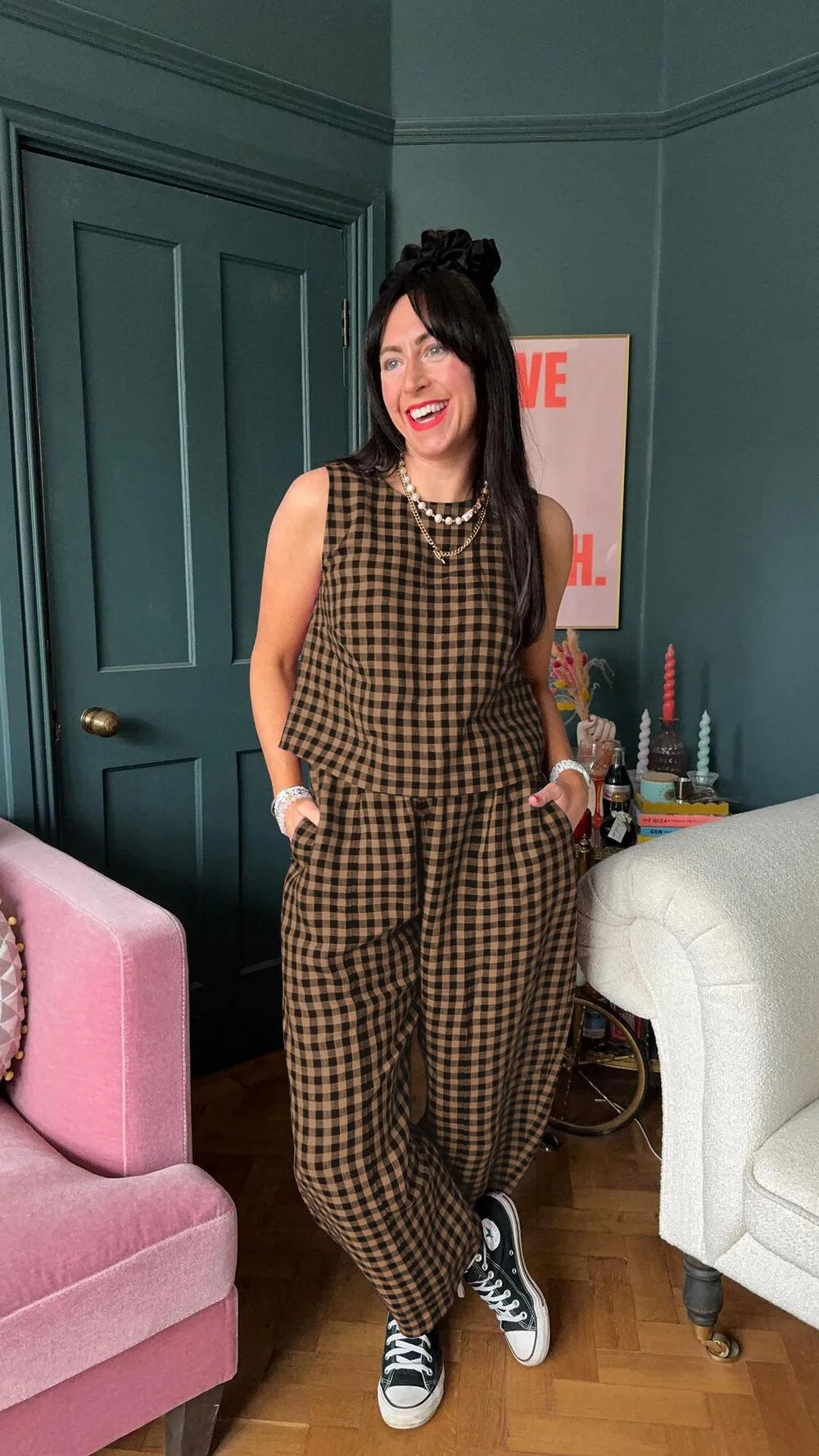 Relaxed Vest Nine Point Pants