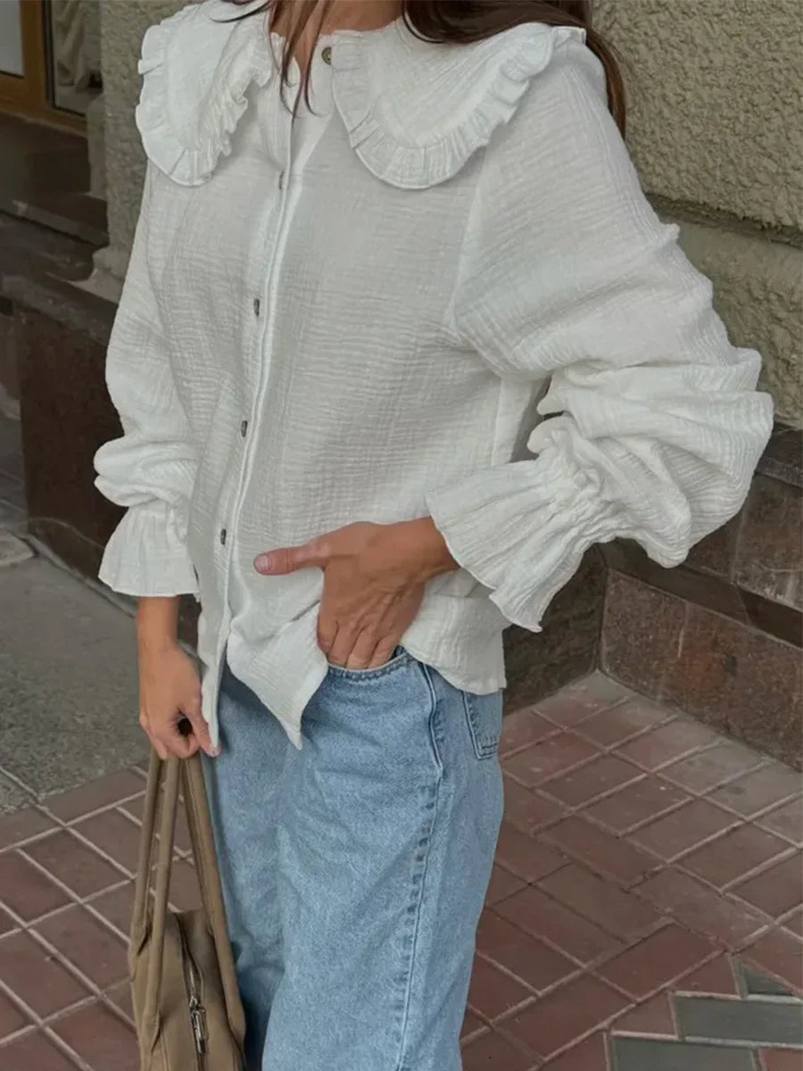 Blubelle 100% Cotton Babydoll  blouse