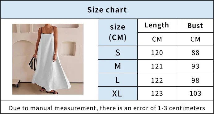 Cotton Camisole Dress - Swing Casual Dress