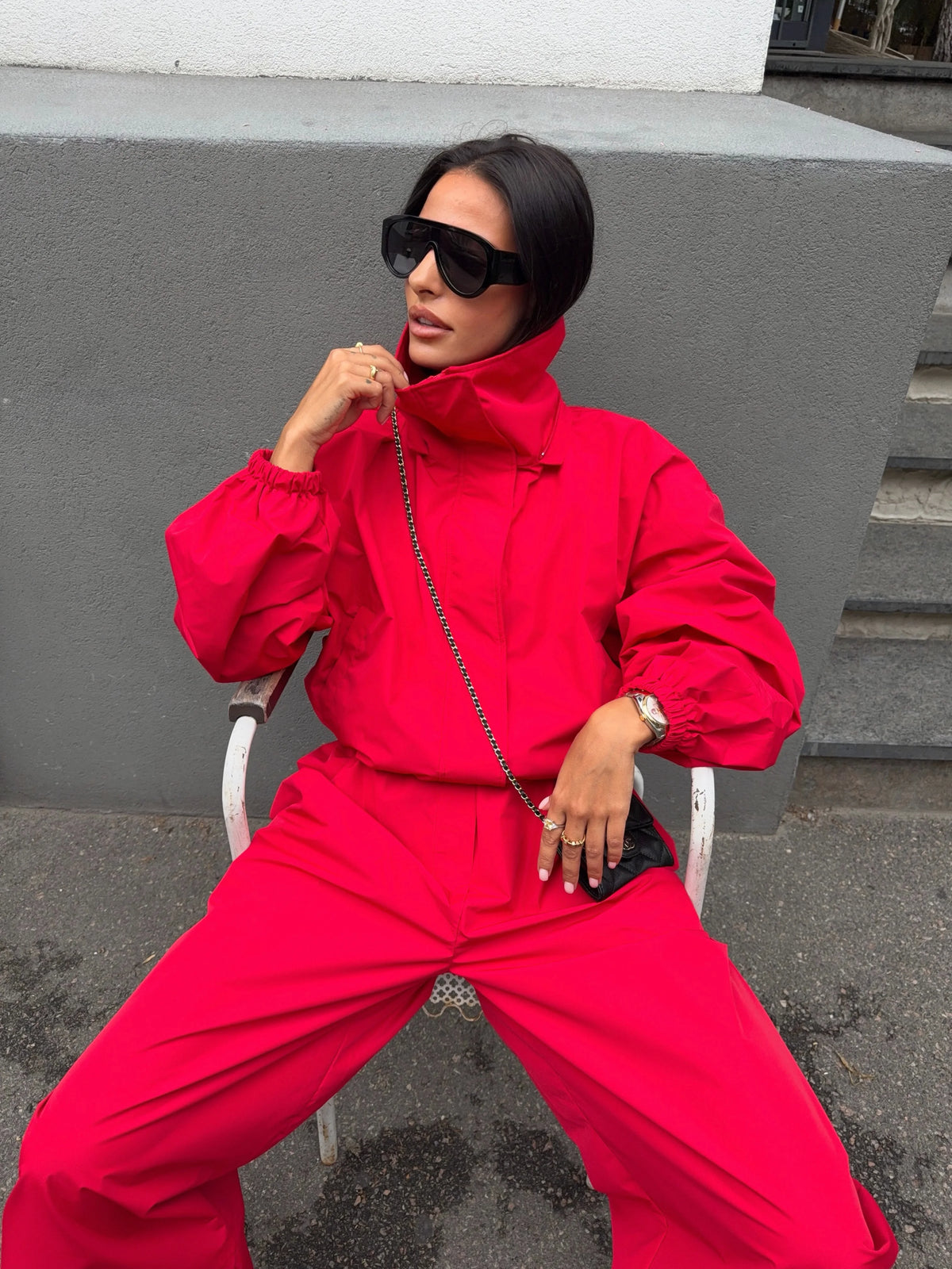 THE red CO-ORD set